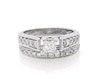 Thumbnail Image 1 of Previously Owned Princess-Cut Diamond Bridal Set 7/8 ct tw 14K White Gold Size 4.5