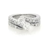 Thumbnail Image 1 of Previously Owned Ever Us Round-Cut Diamond Two-Stone Bridal Set 2 ct tw 14K White Gold Size 4.5