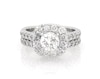 Thumbnail Image 1 of Previously Owned Neil Lane Round-Cut Diamond Halo Bridal Set 2 ct tw 14K White Gold Size 4.25