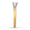 Thumbnail Image 3 of Previously Owned Certified Diamond Ring 1/2 Carat Round-cut 14K Yellow Gold