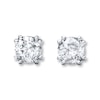 Thumbnail Image 1 of Previously Owned Diamond Solitaire Earrings 1 ct tw Round-cut 10K White Gold (J/I3)
