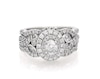 Thumbnail Image 1 of Previously Owned Neil Lane Oval-Cut Diamond Double Halo Bridal Set 1-1/4 ct tw 14K White Gold Size 5