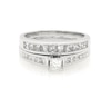 Thumbnail Image 1 of Previously Owned Princess-Cut Diamond Bridal Set 1-3/8 ct tw 14K White Gold Size 8