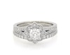 Thumbnail Image 1 of Previously Owned Neil Lane Cushion-Cut Diamond Bridal Set 1 ct tw 14K White Gold Size 5.25