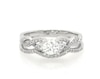 Thumbnail Image 1 of Previously Owned Round-Cut Diamond Bridal Set 7/8 ct tw 14K White Gold Size 7.25