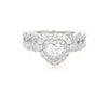 Thumbnail Image 1 of Previously Owned Neil Lane Heart-Shaped Diamond Bridal Set 1 ct tw 14K White Gold Size 4.25