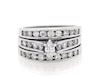 Thumbnail Image 1 of Previously Owned Marquise-Cut Diamond Bridal Set 1-1/3 ct tw 14K White Gold Size 7.5