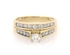 Thumbnail Image 1 of Previously Owned Round-Cut Diamond Bridal Set 3/8 ct tw 14K Yellow Gold Size 5.25