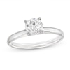 Thumbnail Image 1 of Previously Owned Certified Diamond Round-cut Ring 1 carat 14K White Gold (I/I1)