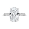 Thumbnail Image 3 of Previously Owned Lab-Grown Diamonds Oval-Cut Engagement Ring 3-1/2 ct tw 14K White Gold