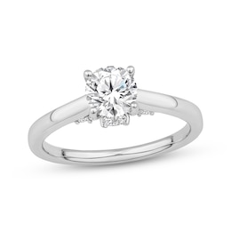 Previously Owned Round-Cut Diamond Solitaire Engagement Ring 1 ct tw 10K White Gold (I/I3)