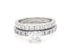 Thumbnail Image 1 of Previously Owned Round-Cut Diamond Bridal Set 1-5/8 ct tw 14K White Gold Size 5.5