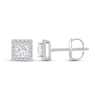 Thumbnail Image 3 of Previously Owned KAY Lab-Grown Diamonds Princess-Cut Stud Earrings 1/2 ct tw 14K White Gold (F/SI2)