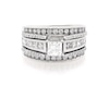Thumbnail Image 1 of Previously Owned Princess-Cut Diamond Bridal Set 1-3/4 ct tw 14K White Gold Size 7