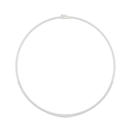 Previously Owned KAY Lab-Grown Diamonds Riviera Necklace 3 ct tw 10K White Gold 17"