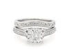 Thumbnail Image 1 of Previously Owned Multi-Diamond Bridal Set 3/4 ct tw 10K White Gold Size 6.75