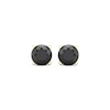 Thumbnail Image 2 of Previously Owned Round-cut Black Diamond Solitaire Stud Earrings 2 ct tw 10K Yellow Gold