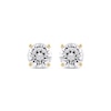 Thumbnail Image 2 of Previously Owned KAY Lab-Grown Diamonds Round-Cut Solitaire Stud Earrings 2 ct tw 14K Yellow Gold (F/SI2)
