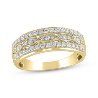 Previously Owned Diamond Anniversary Ring 1/2 ct tw 14K Yellow Gold