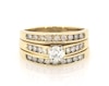 Thumbnail Image 1 of Previously Owned Round-Cut Diamond Bridal Set 5/8 ct tw 14K Yellow Gold Size 7.25