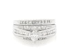 Thumbnail Image 1 of Previously Owned Marquise-Cut Diamond Bridal Set 1-1/3 ct tw 14K White Gold Size 10.75