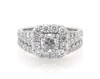 Thumbnail Image 1 of Previously Owned Neil Lane Cushion-Cut Diamond Halo Bridal Set 2-1/2 ct tw 14K White Gold Size 5.75