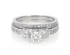 Thumbnail Image 1 of Previously Owned Neil Lane Princess-Cut Diamond Bridal Set 1-1/3 ct tw 14K White Gold Size 6.5