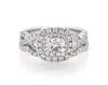 Thumbnail Image 1 of Previously Owned Neil Lane Round-Cut Diamond Double Halo Bridal Set 1-5/8 ct tw 14K White Gold Size 6.25