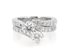 Thumbnail Image 1 of Previously Owned Ever Us Round-Cut Diamond Two-Stone Bridal Set 2-1/2 ct tw 14K White Gold Size 5.75