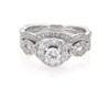 Thumbnail Image 1 of Previously Owned Neil Lane Round-Cut Diamond Halo Bridal Set 1-1/6 ct tw 14K White Gold Size 6.75