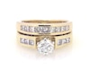 Thumbnail Image 1 of Previously Owned Round-Cut Diamond Bridal Set 1-5/8 ct tw 14K Yellow Gold Size 4.5