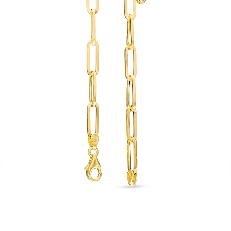 Main Image 2 of Previously Owned Paperclip Necklace Hollow 10K Yellow Gold 18"