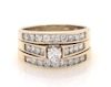 Thumbnail Image 1 of Previously Owned Round-Cut Diamond Bridal Set 1-1/3 ct tw 14K Yellow Gold Size 9.5
