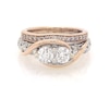 Thumbnail Image 1 of Previously Owned Two-Stone Diamond Bridal Set 1-5/8 ct tw 14K Two-Tone Gold Size 5.75