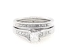 Thumbnail Image 1 of Previously Owned Princess-Cut Diamond Bridal Set 1-1/5 ct tw 10K White Gold Size 6.5