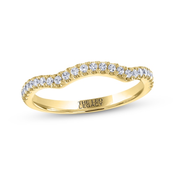 Previously Owned THE LEO Legacy Lab-Grown Diamond Wedding Band 1/4 ct tw 14K Yellow Gold