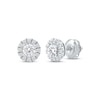 Thumbnail Image 1 of Previously Owned KAY Lab-Grown diamonds Halo Stud Earrings 1/2 ct tw 14K White Gold (F/VS2)