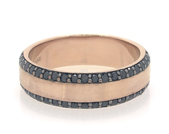 Previously Owned Neil Lane Men's Diamond Wedding Band 1/2 ct tw 14K Rose Gold