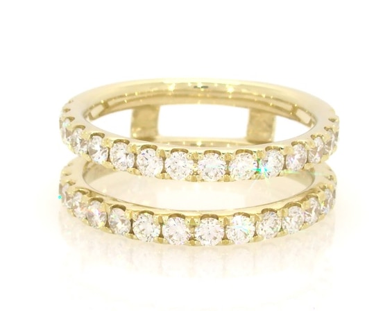 Previously Owned THE LEO Diamond Enhancer Band 1 ct tw Round-cut 14K Yellow Gold