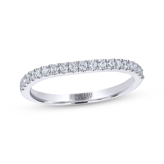 Previously Owned THE LEO Legacy Lab-Grown Diamond Wedding Band 1/4 ct tw 14K White Gold