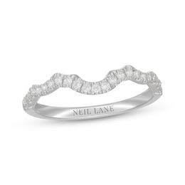 Previously Owned Neil Lane Diamond Contour Wedding Band 1/4 ct tw 14K White Gold
