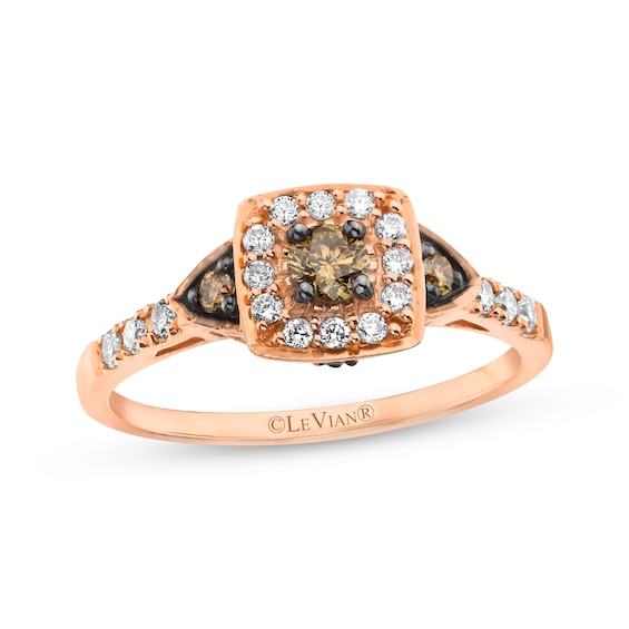 Previously Owned Le Vian Diamond Ring 3/8 ct tw 14K Strawberry Gold