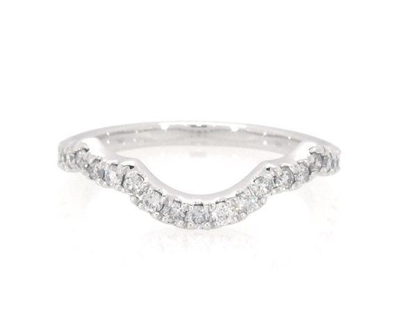 Previously Owned Diamond Wedding Band 1/4 ct tw Round-cut 14K White Gold