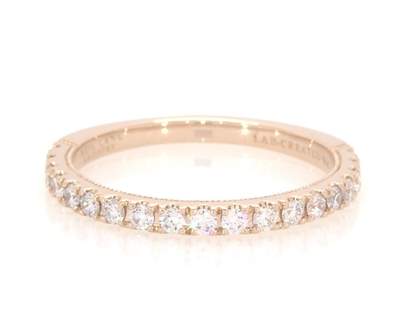 Main Image 1 of Previously Owned Neil Lane Artistry Lab-Grown Diamond Anniversary Ring 1/2 ct tw 14K Rose Gold