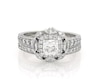 Thumbnail Image 1 of Previously Owned Neil Lane Cushion-Cut Diamond Double Halo Bridal Set 2 ct tw 14K White Gold Size 7