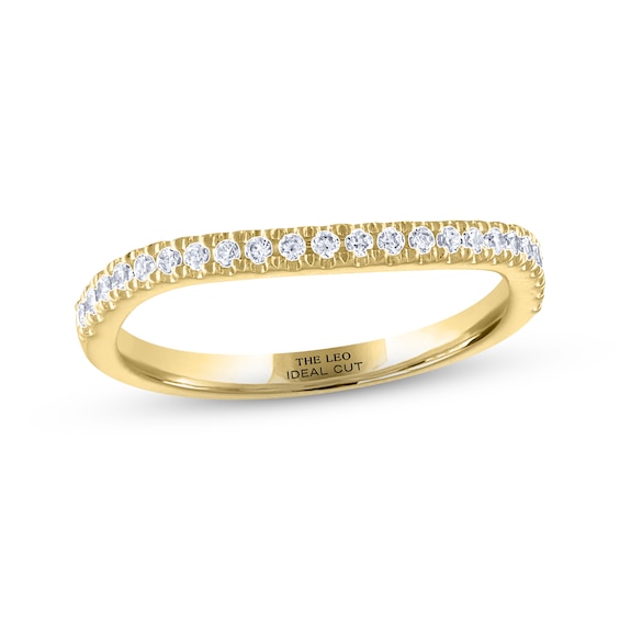 Previously Owned THE LEO Ideal Cut Diamond Wedding Band 1/5 ct tw 14K Yellow Gold