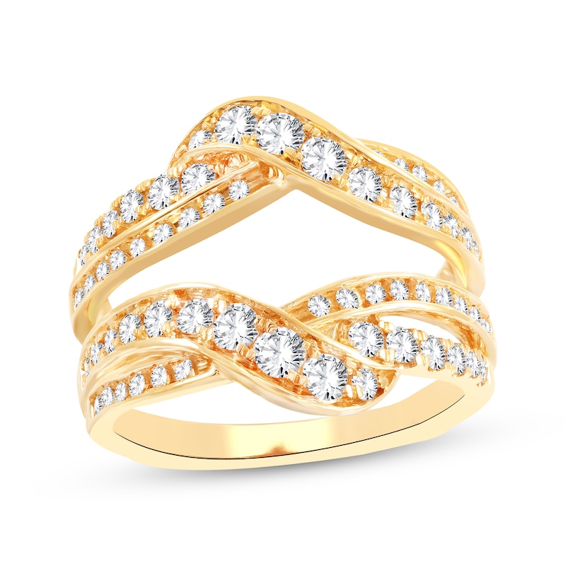 Main Image 1 of Previously Owned Diamond Twist Enhancer Ring 1 ct tw 14K Yellow Gold
