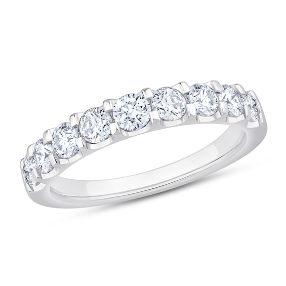 Previously Owned Diamond Anniversary Ring 1 ct tw Round-cut 14K White Gold