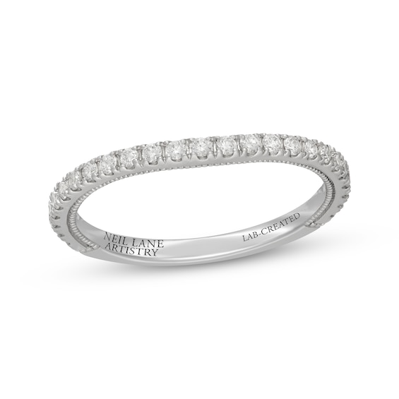 Previously Owned Neil Lane Artistry Lab-Grown Diamond Wedding Band 1/4 ct tw 14K White Gold
