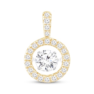 Previously Owned Unstoppable Love Lab-Grown diamond Charm 1 ct tw 14K Yellow Gold